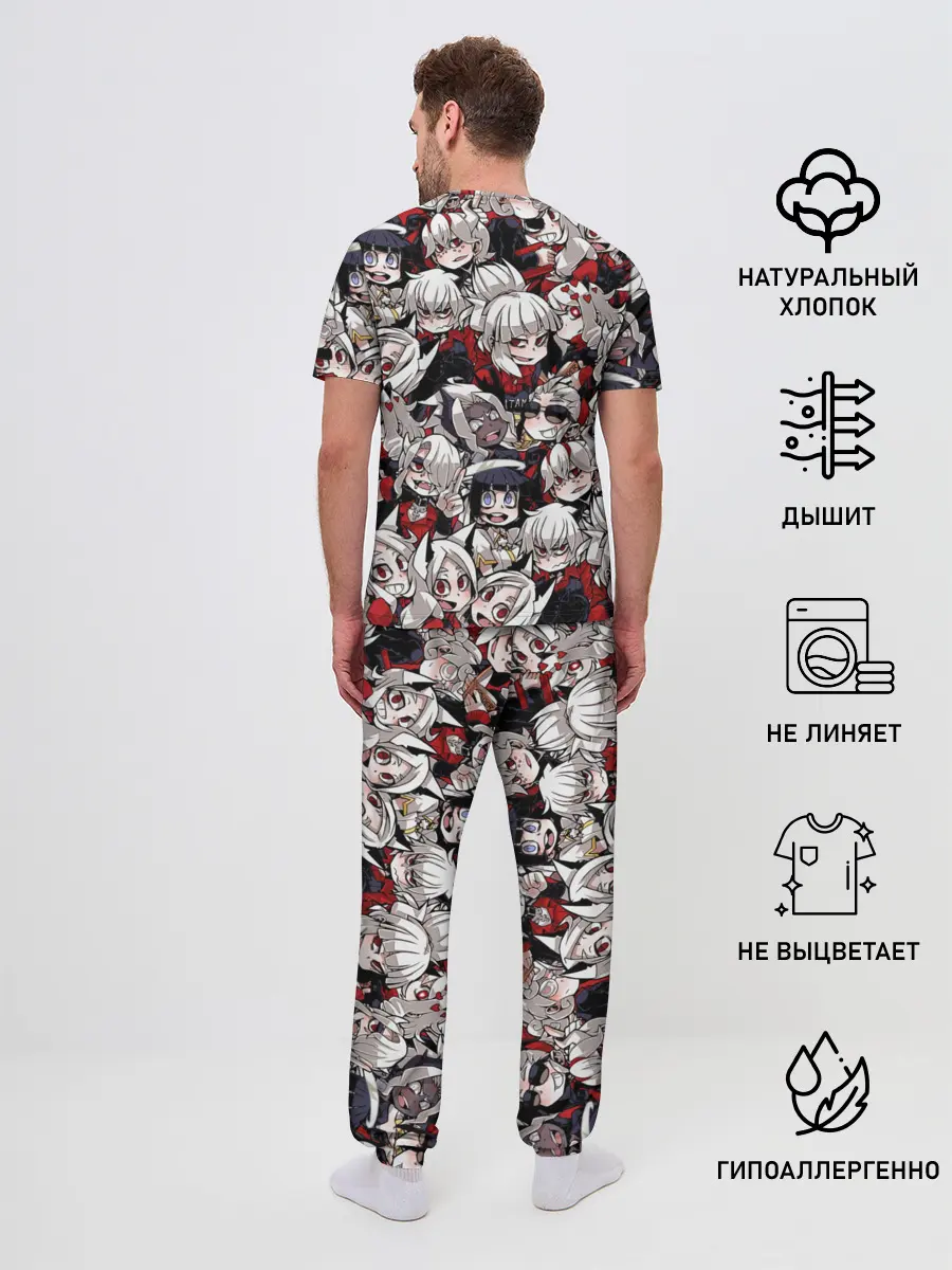 Мужская пижама с брюками / Helltaker