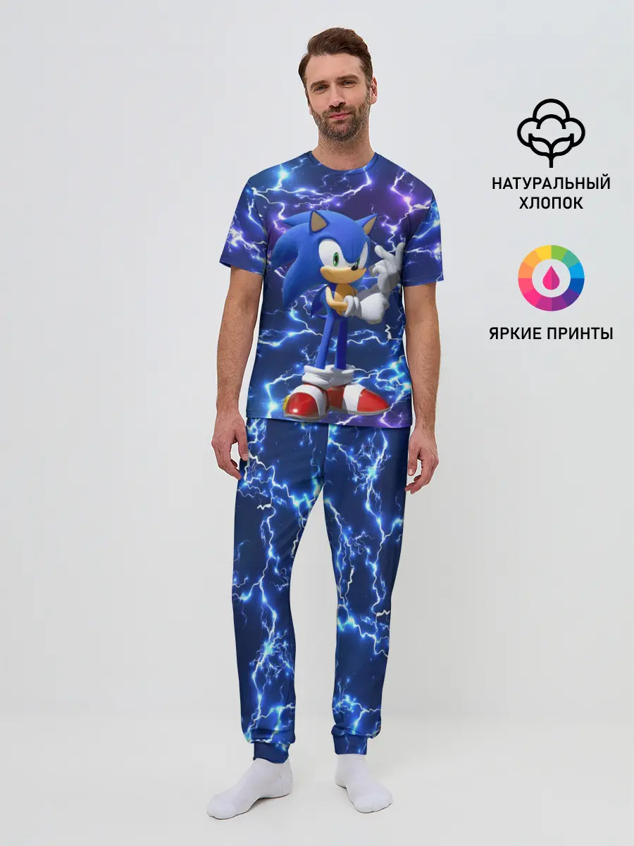 Мужская пижама с брюками / Sonic | Соник