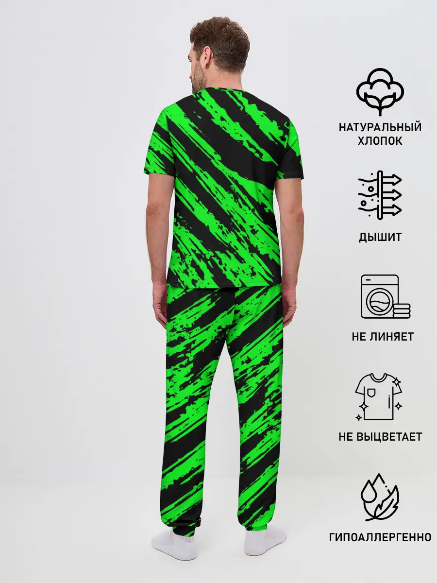 Мужская пижама с брюками / Russia
