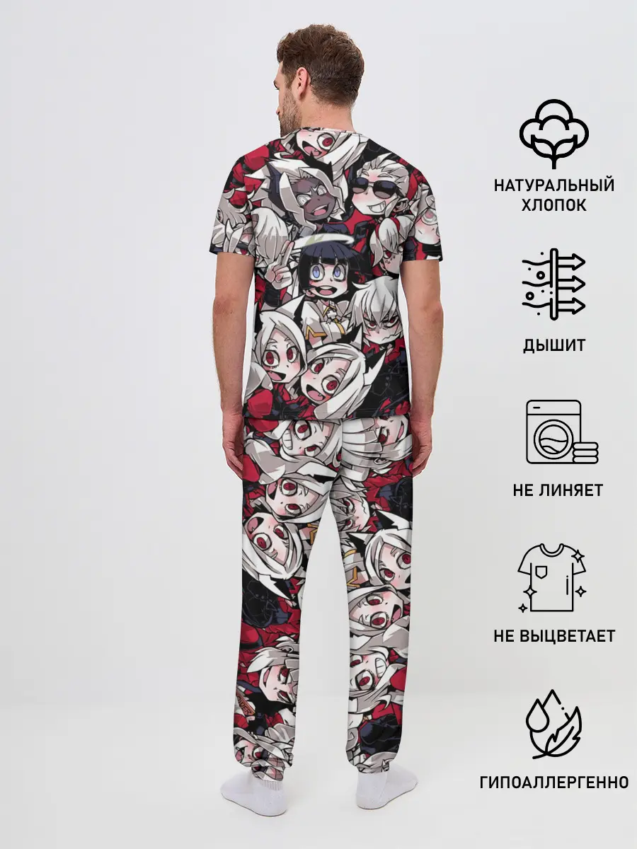 Мужская пижама с брюками / Helltaker