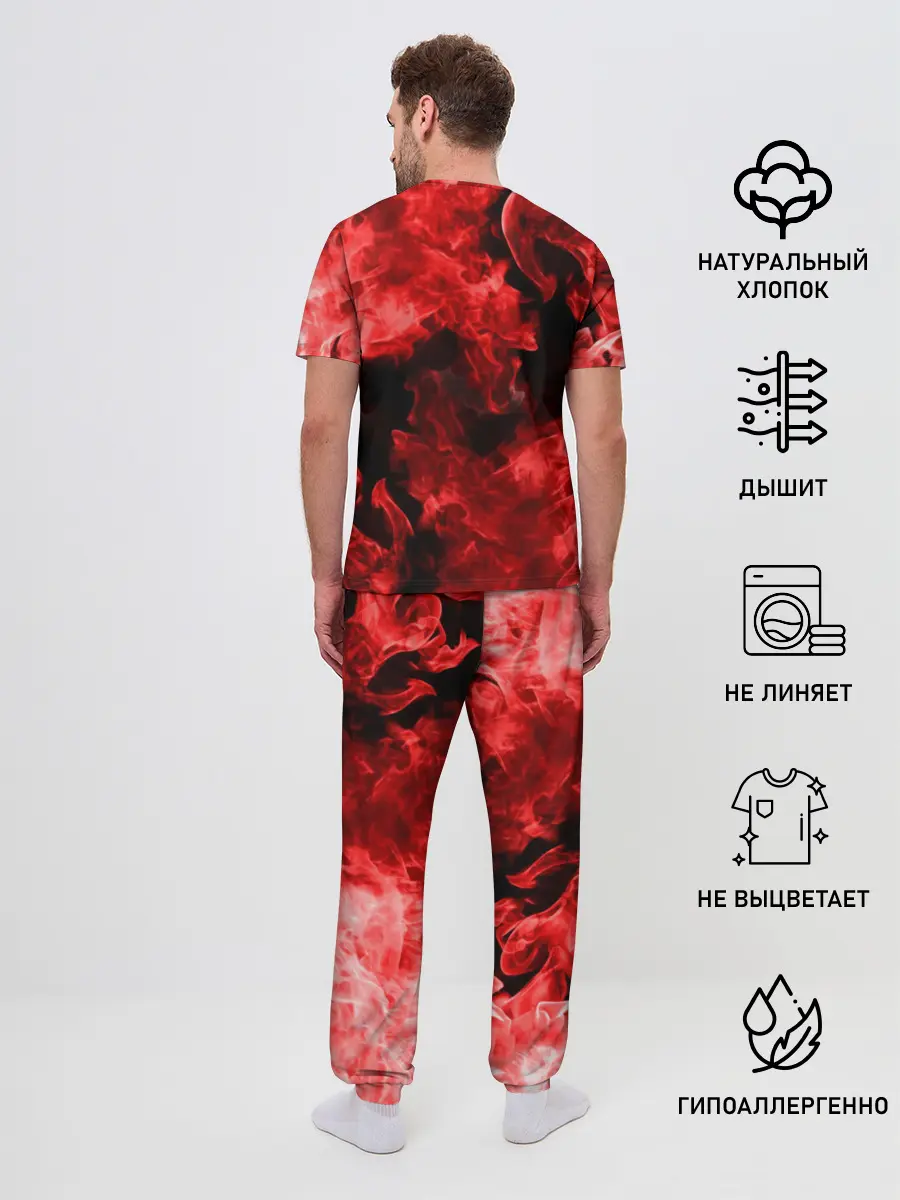 Мужская пижама с брюками / BMW FIRE