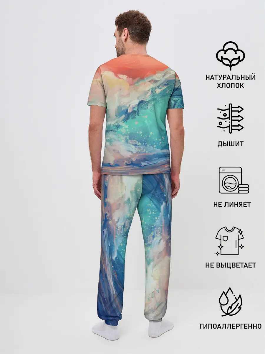 Мужская пижама с брюками / Клёвая Рыбалка