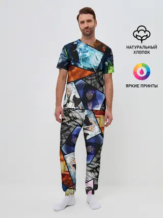 Мужская пижама с брюками / аниме персы