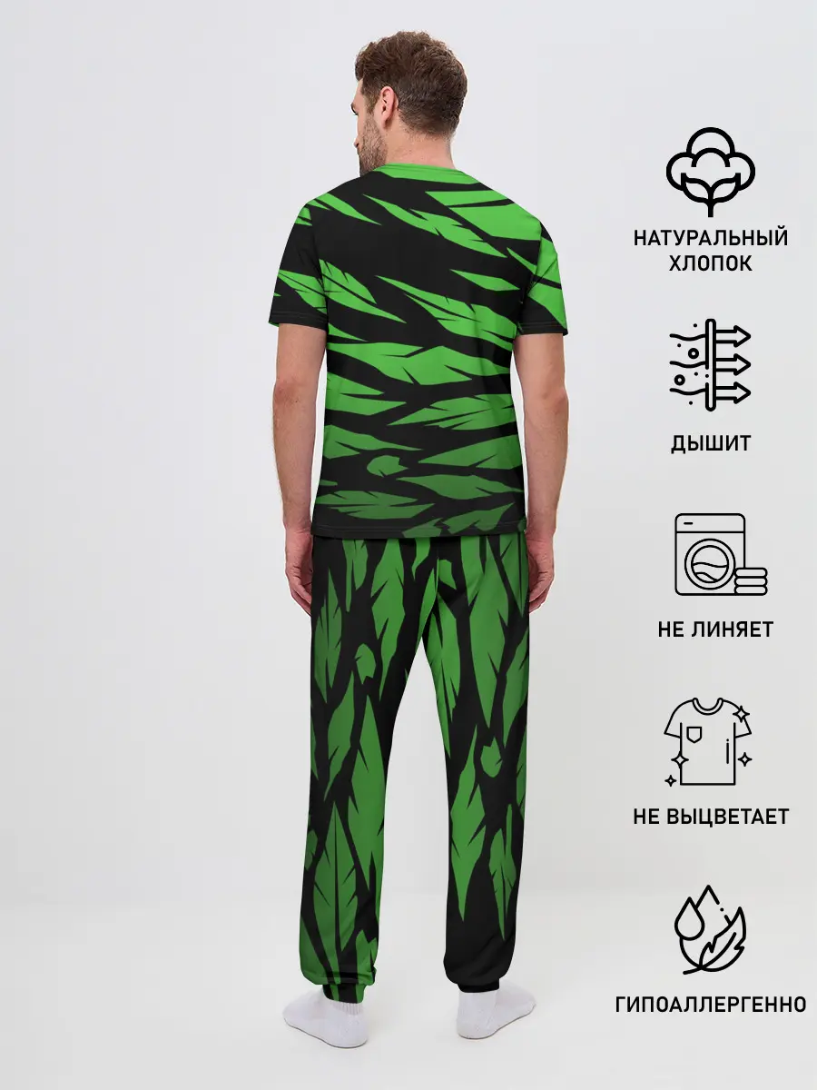 Мужская пижама с брюками / Minecraft