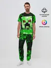 Мужская пижама с брюками / MINECRAFT CREEPER