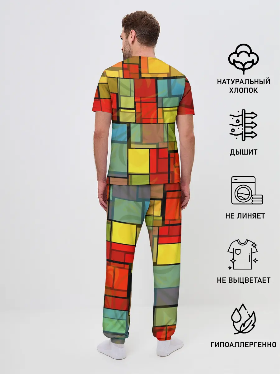 Мужская пижама с брюками / ГЕОМЕТРИЯ