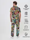 Мужская пижама с брюками / Граффити. Крейзи мьюзик