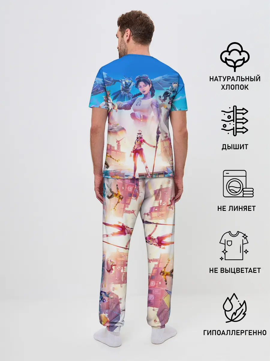 Мужская пижама с брюками / FORTNITE 3 СЕЗОН