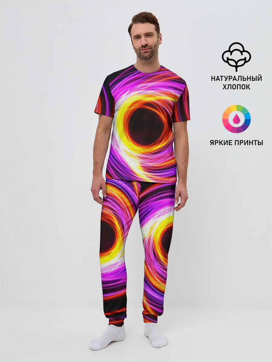 Мужская пижама с брюками / ИСКРЫ