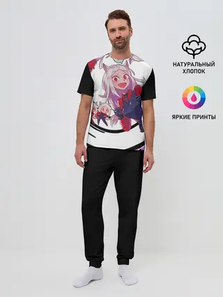 Мужская пижама с брюками / Helltaker