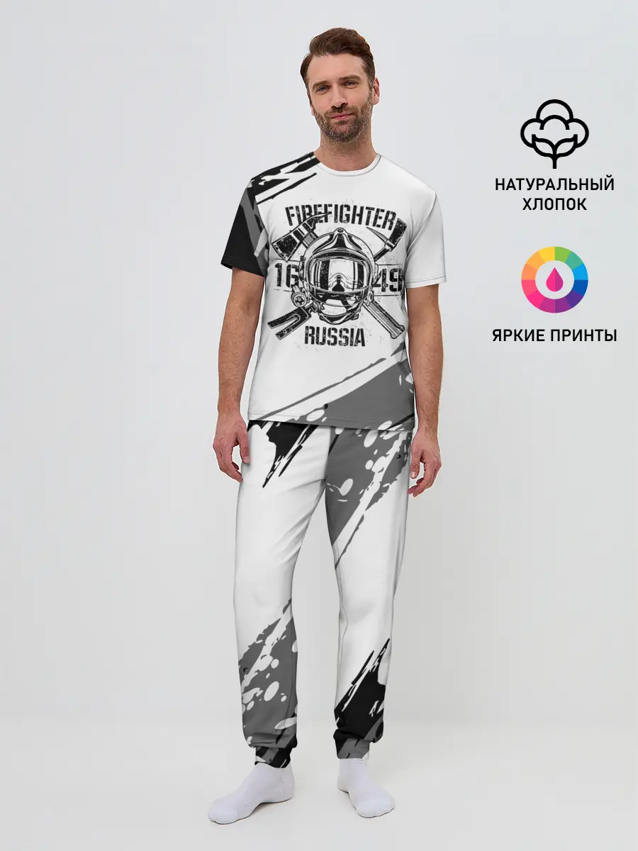 Мужская пижама с брюками / FIREFIGHTER 1649 RUSSIA