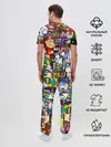 Мужская пижама с брюками / Pixel