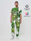 Мужская пижама с брюками / ГАВАЙСКИЕ ЛИСТЬЯ