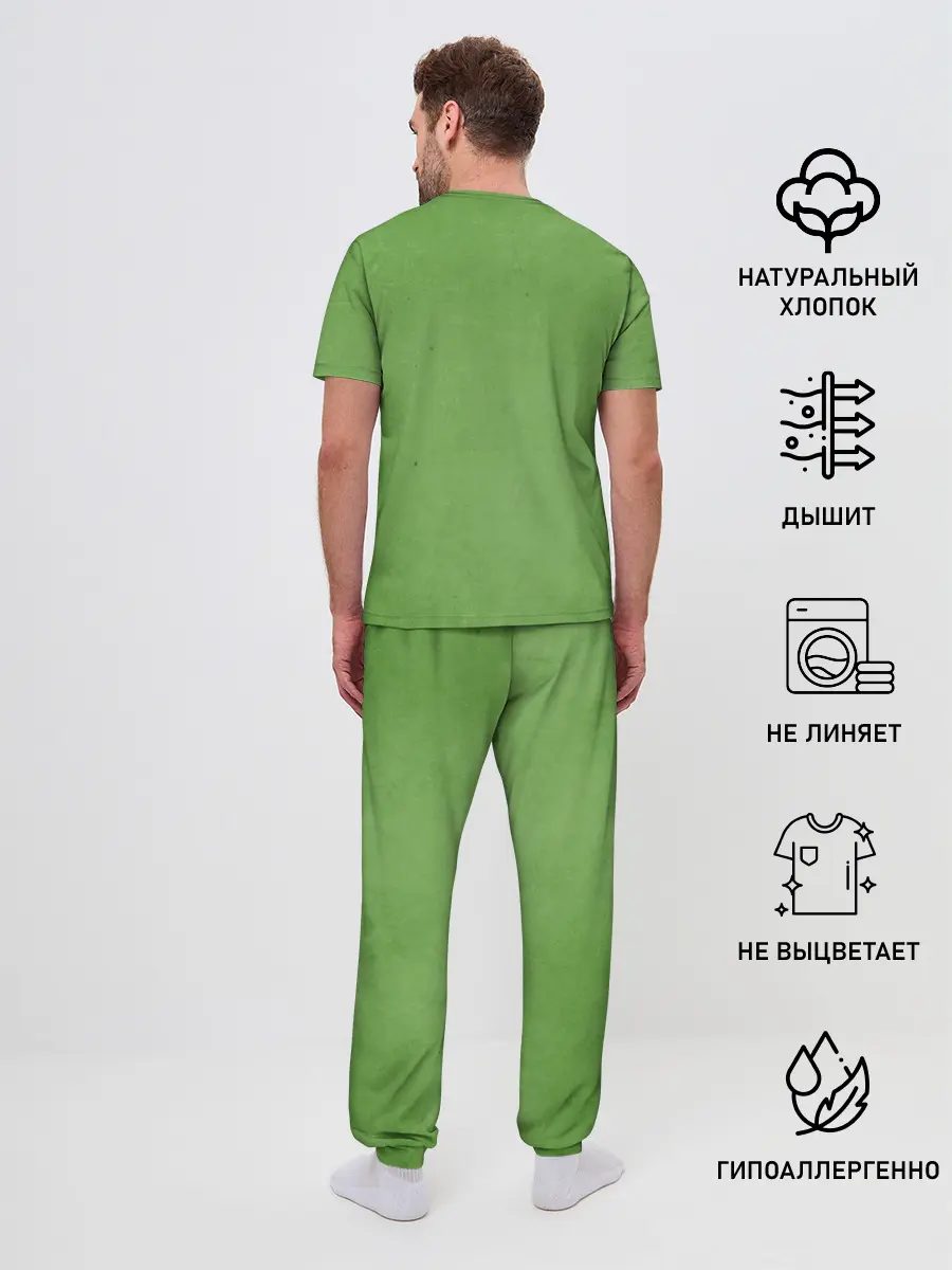 Мужская пижама с брюками / Дедушка Камадзи