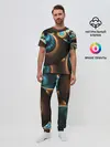Мужская пижама с брюками / 3D FRACTAL