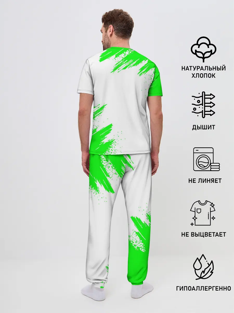 Мужская пижама с брюками / MINECRAFT CREEPER