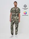 Мужская пижама с брюками / Off Road камуфляж