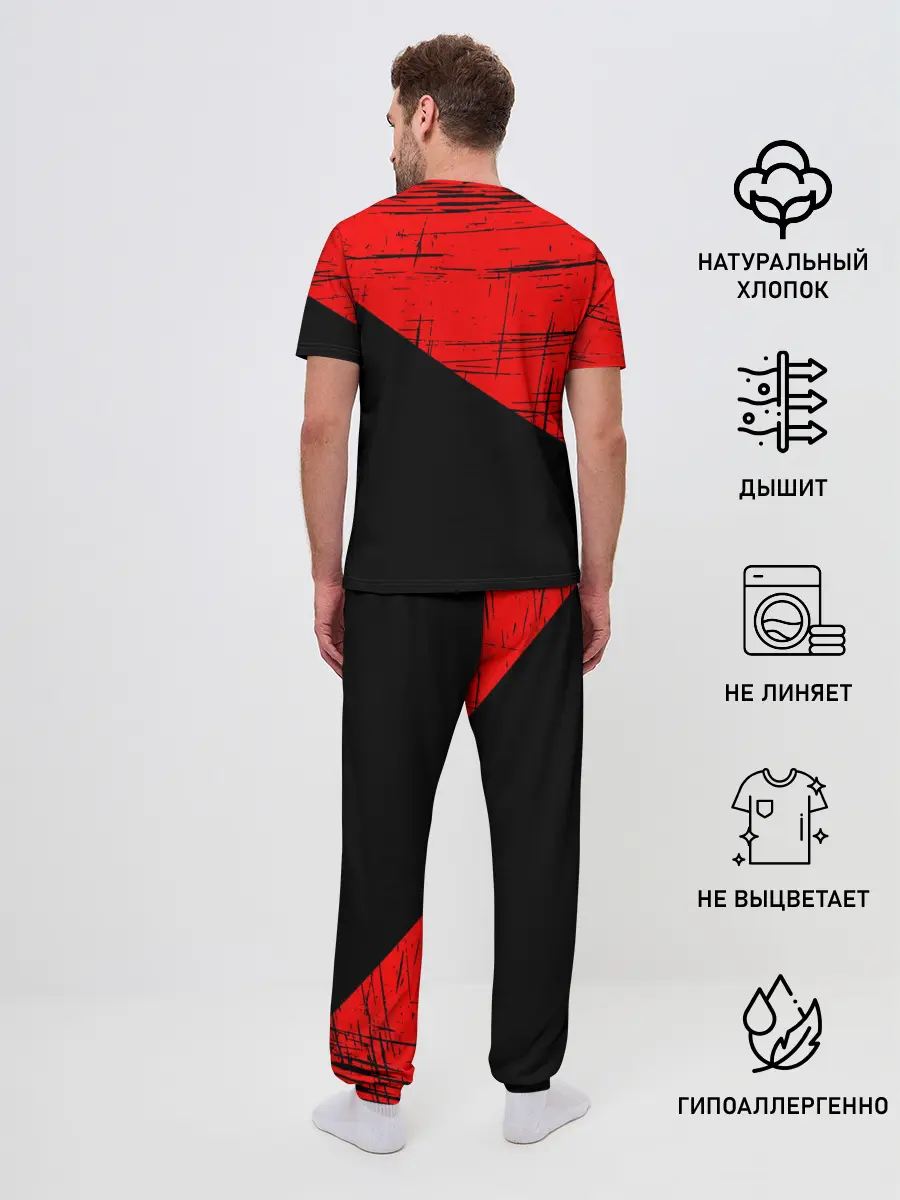 Мужская пижама с брюками / FORTNITE MARSHMELLO.