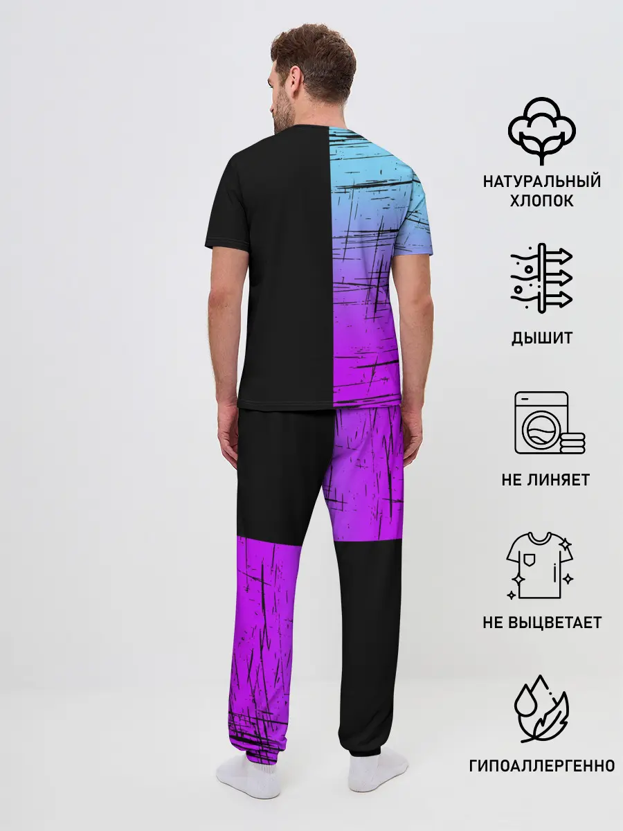 Мужская пижама с брюками / FORTNITE MARSHMELLO.