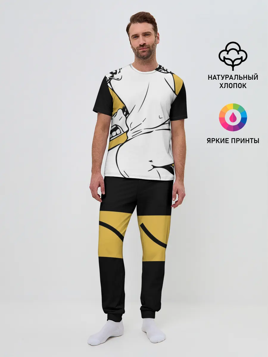 Мужская пижама с брюками / Генос One Punch Man