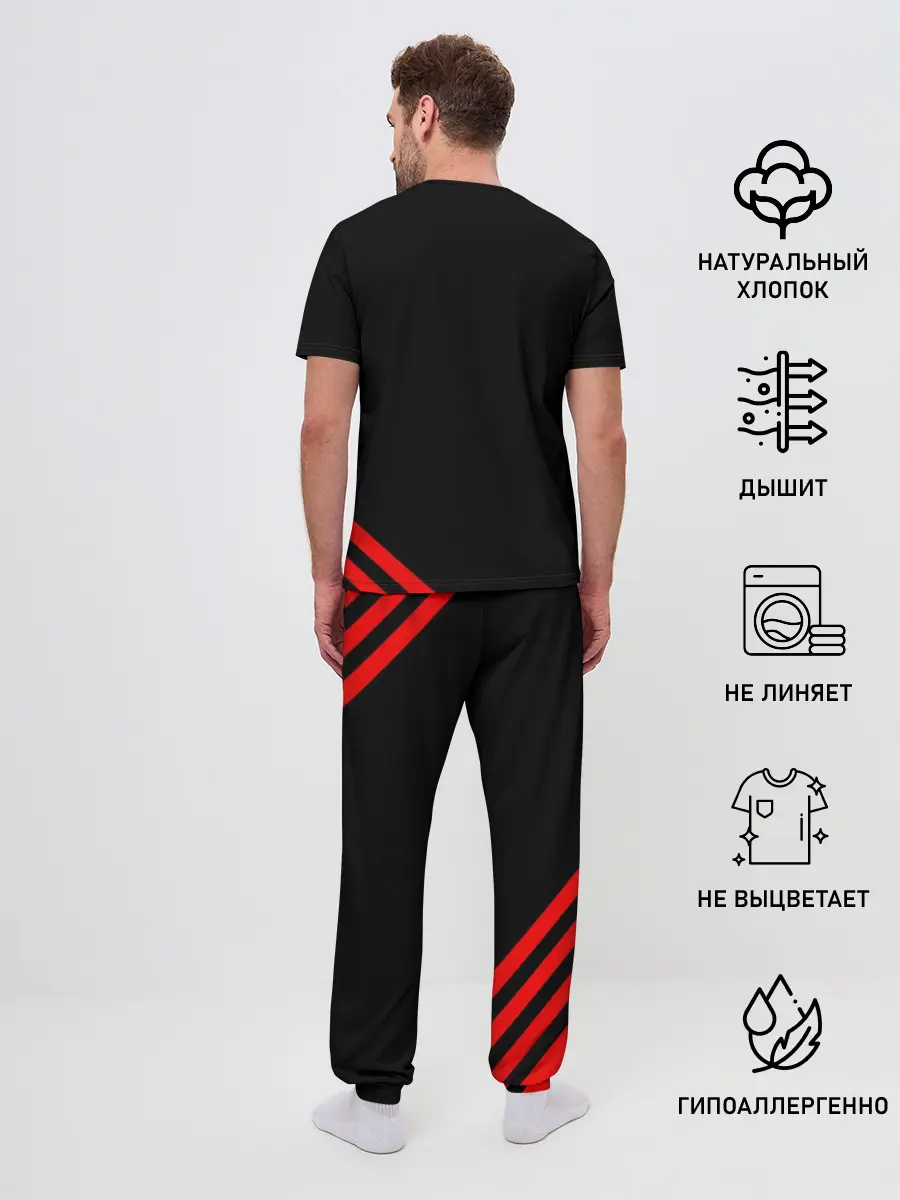 Мужская пижама с брюками / Манчестер Юнайтед Red Devil