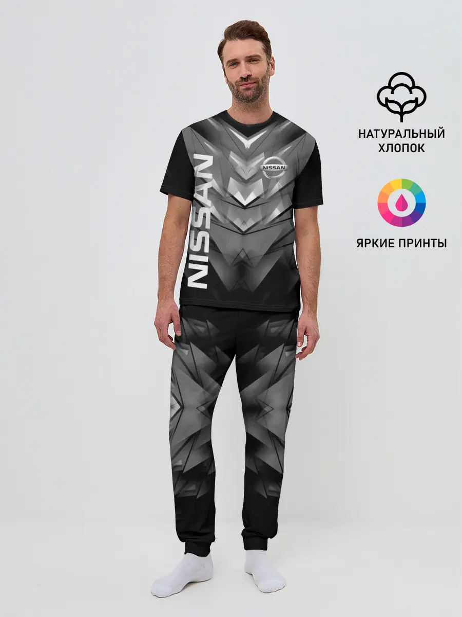 Мужская пижама с брюками / NISSAN.