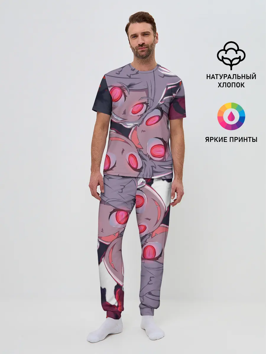 Мужская пижама с брюками / МИЛЫЕ КОШЕЧКИ