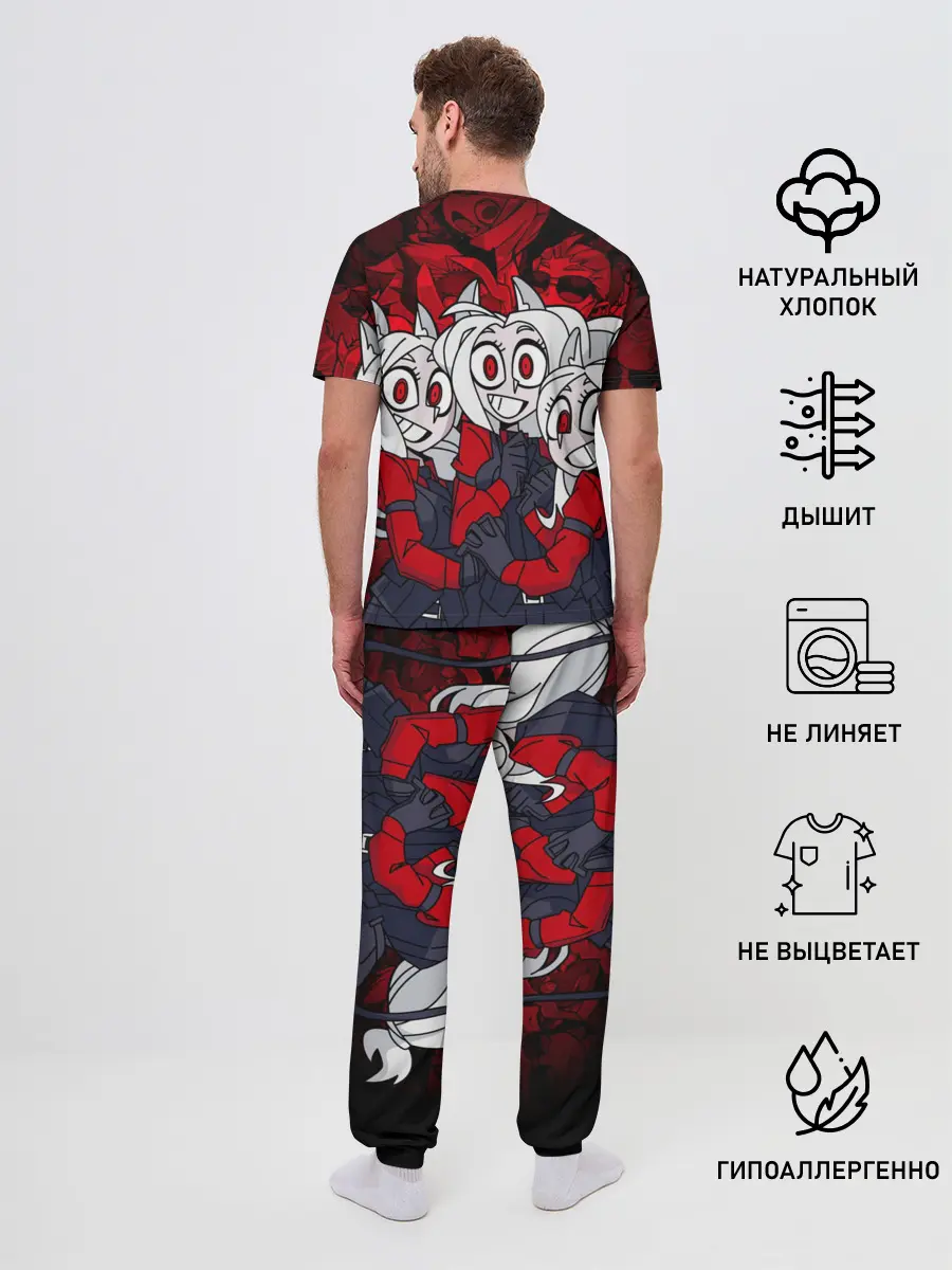 Мужская пижама с брюками / HELLTAKER CERBERUS