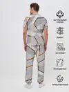 Мужская пижама с брюками / 3D абстракция Iron