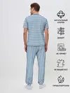 Мужская пижама с брюками / ВДВ