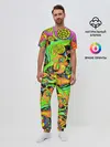 Мужская пижама с брюками / КИСЛОТА / КИСЛОТНЫЙ
