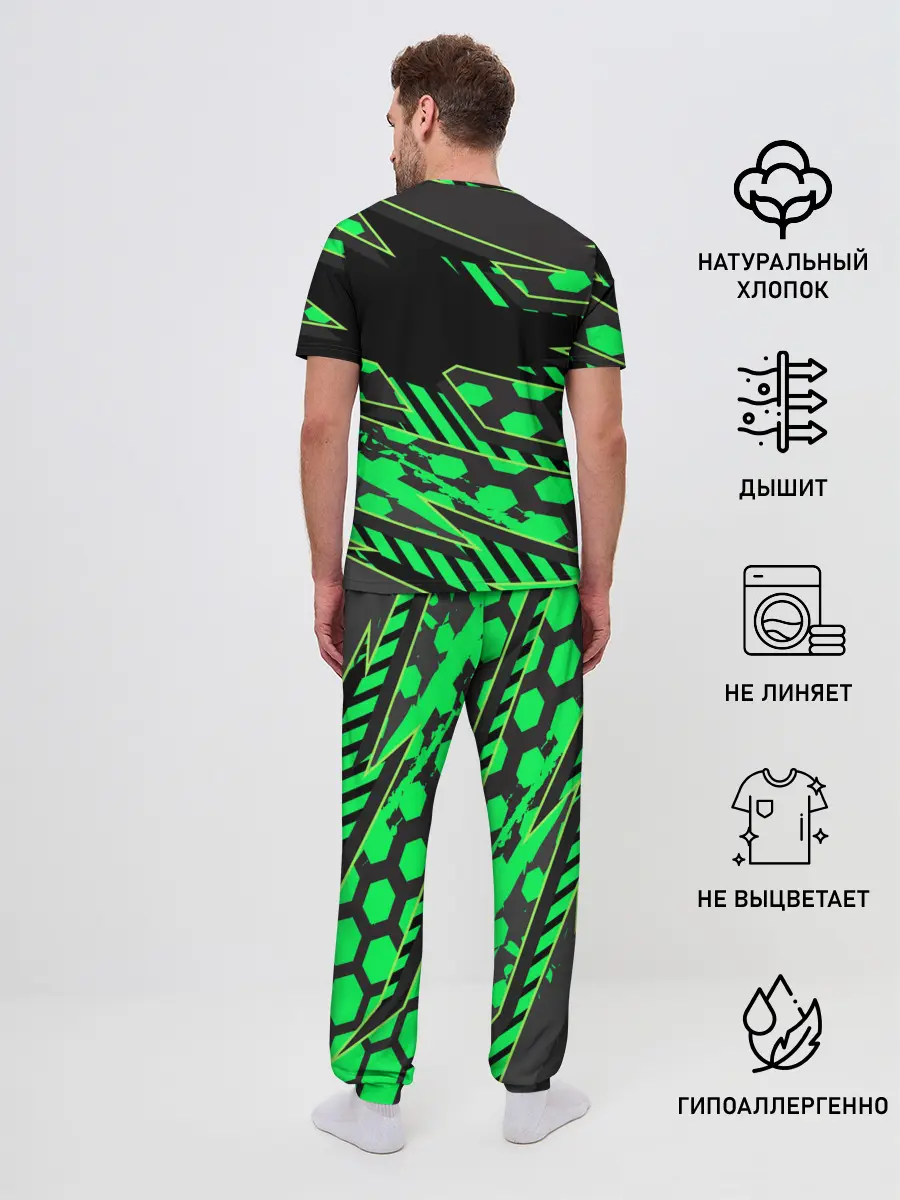 Мужская пижама с брюками / Форма для мотокросса FOX