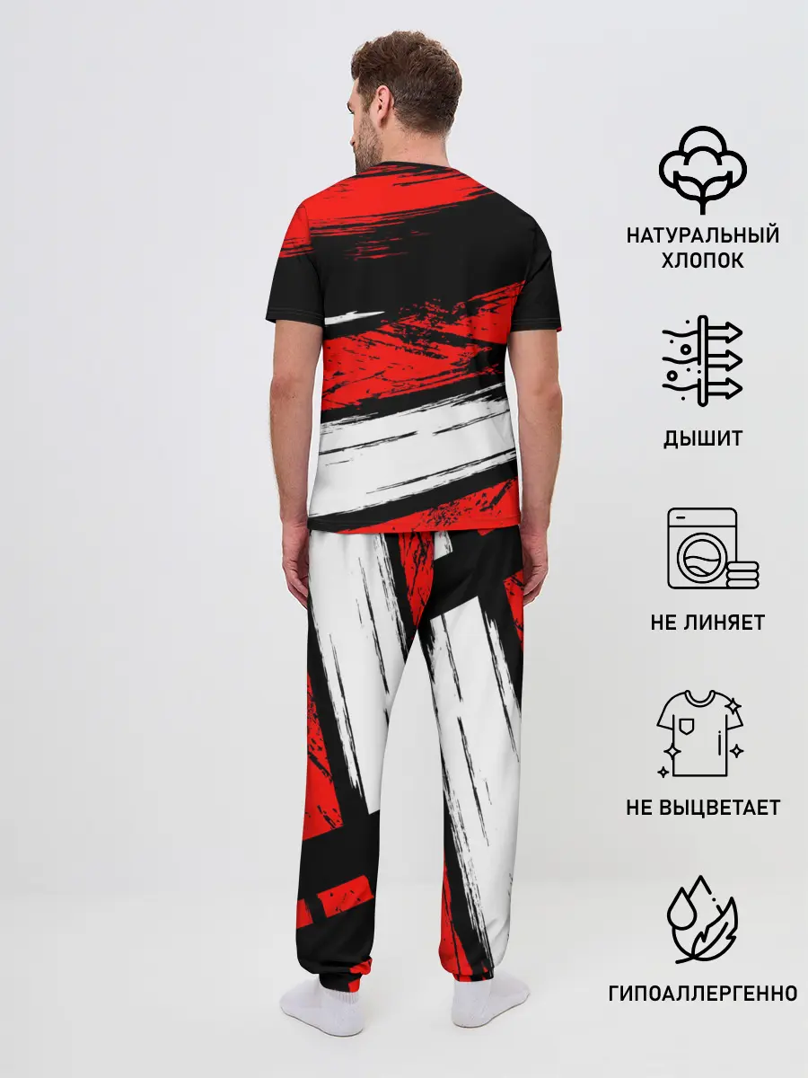 Мужская пижама с брюками / Форма для мотокросса FOX