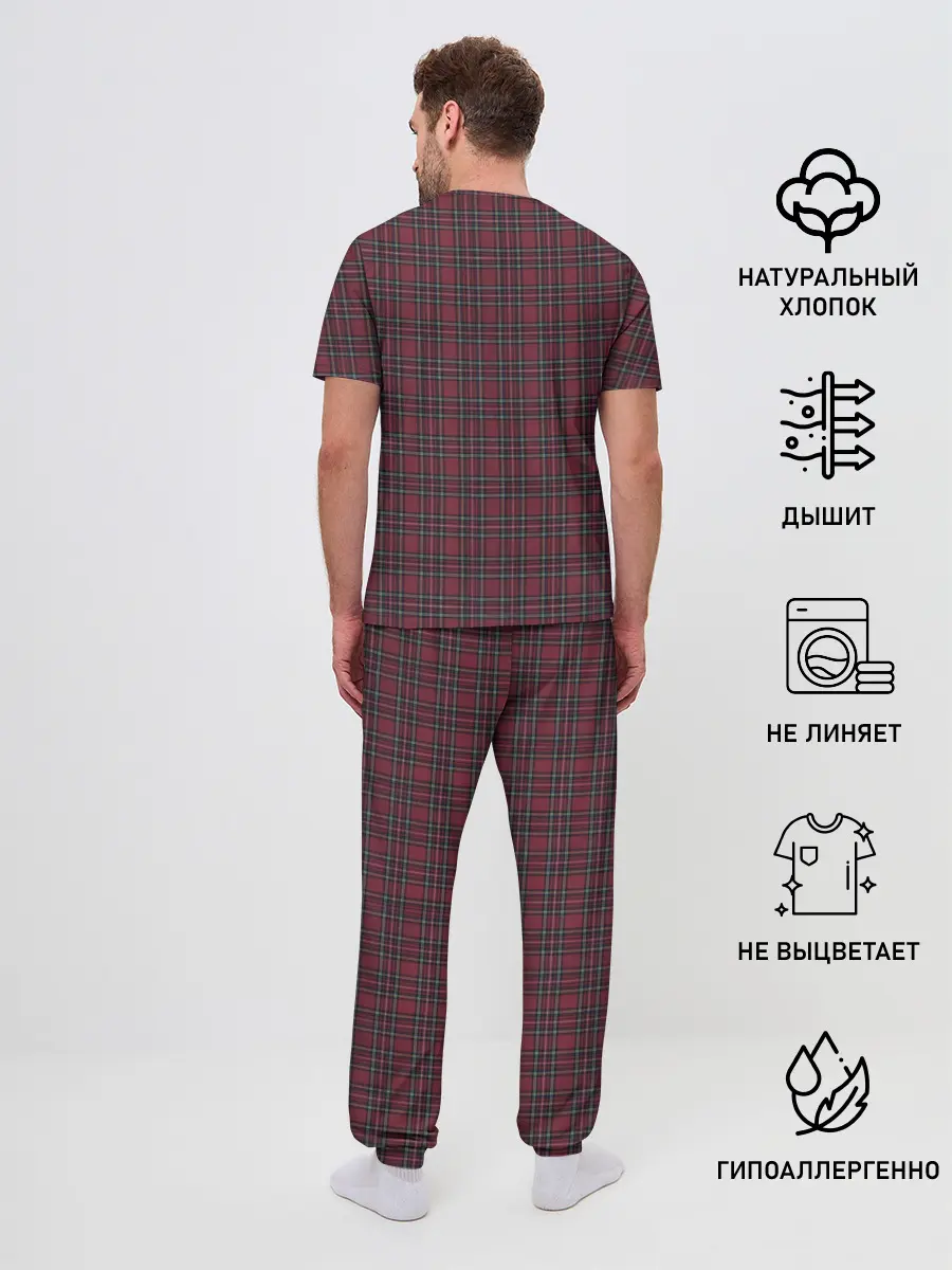 Мужская пижама с брюками / Джентльмены