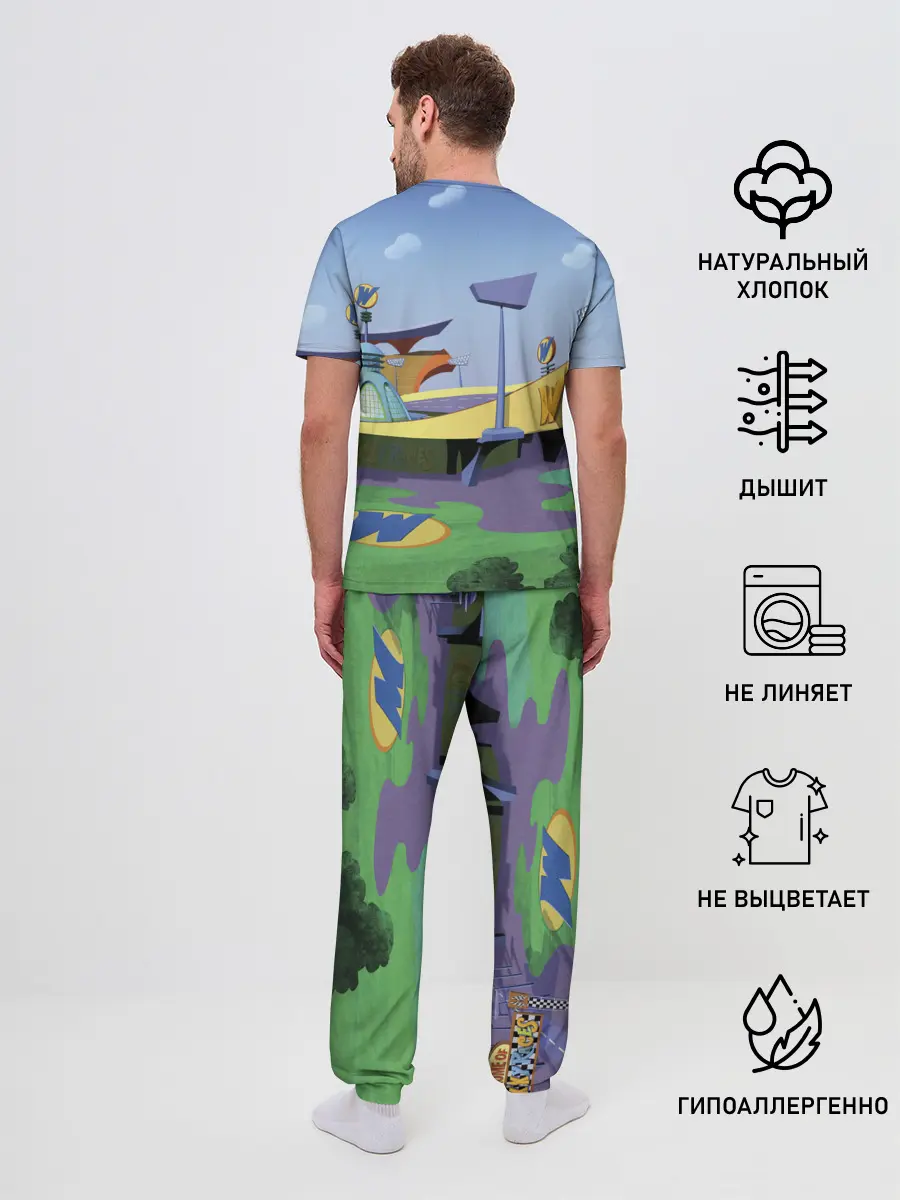 Мужская пижама с брюками / Bella Badge