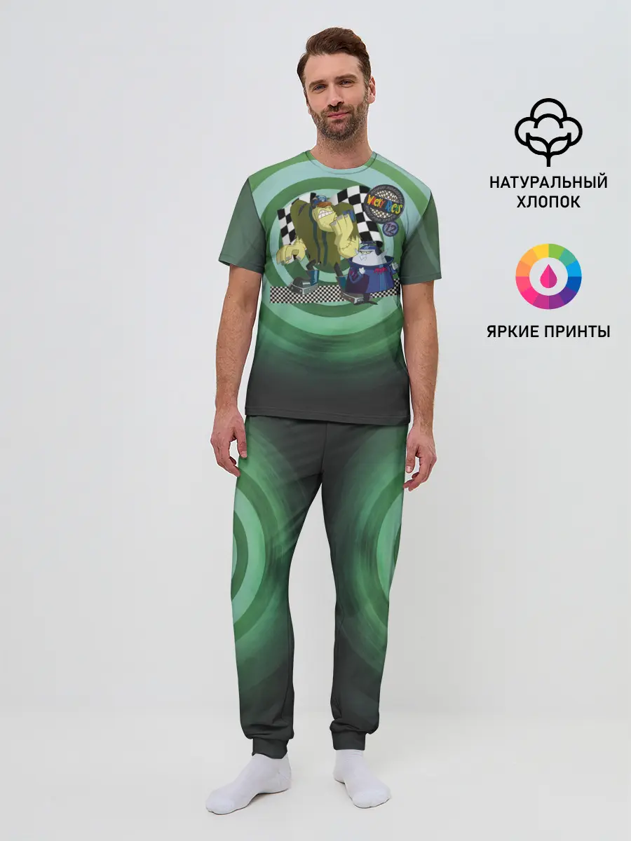 Мужская пижама с брюками / Tiny and Bella Team