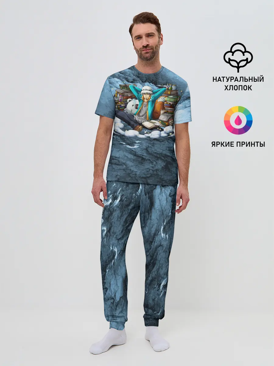 Мужская пижама с брюками / One Piece | Trafalgar Law