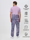 Мужская пижама с брюками / город