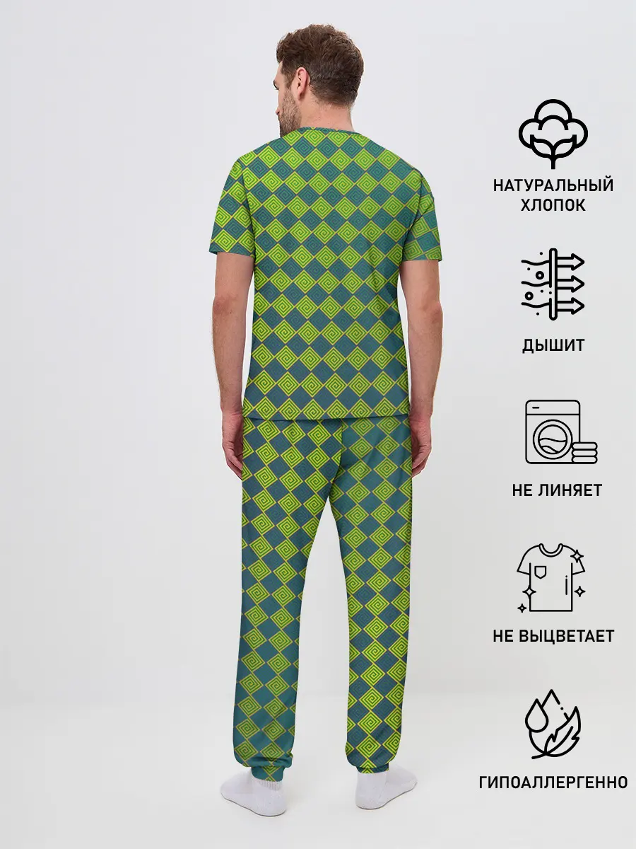 Мужская пижама с брюками / Шаман