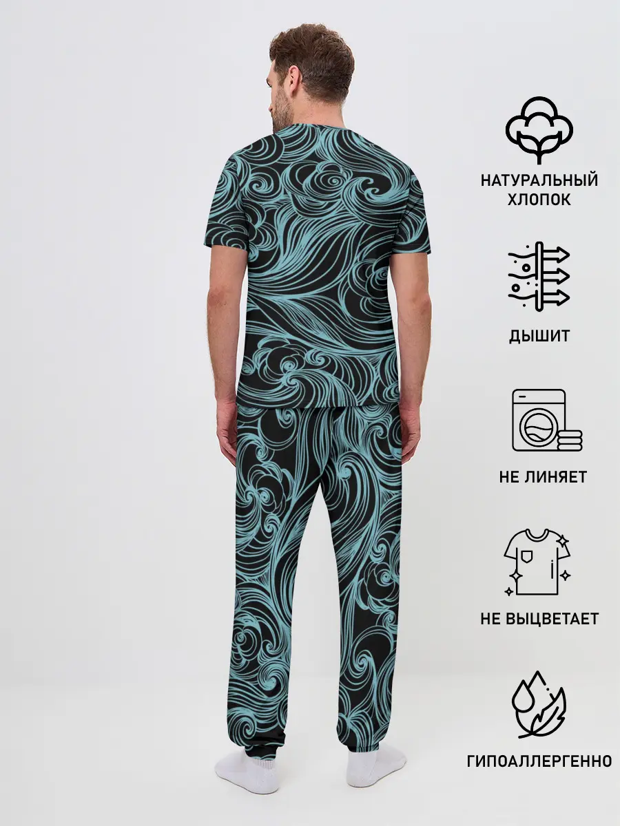 Мужская пижама с брюками / Ван Пис | One Piece