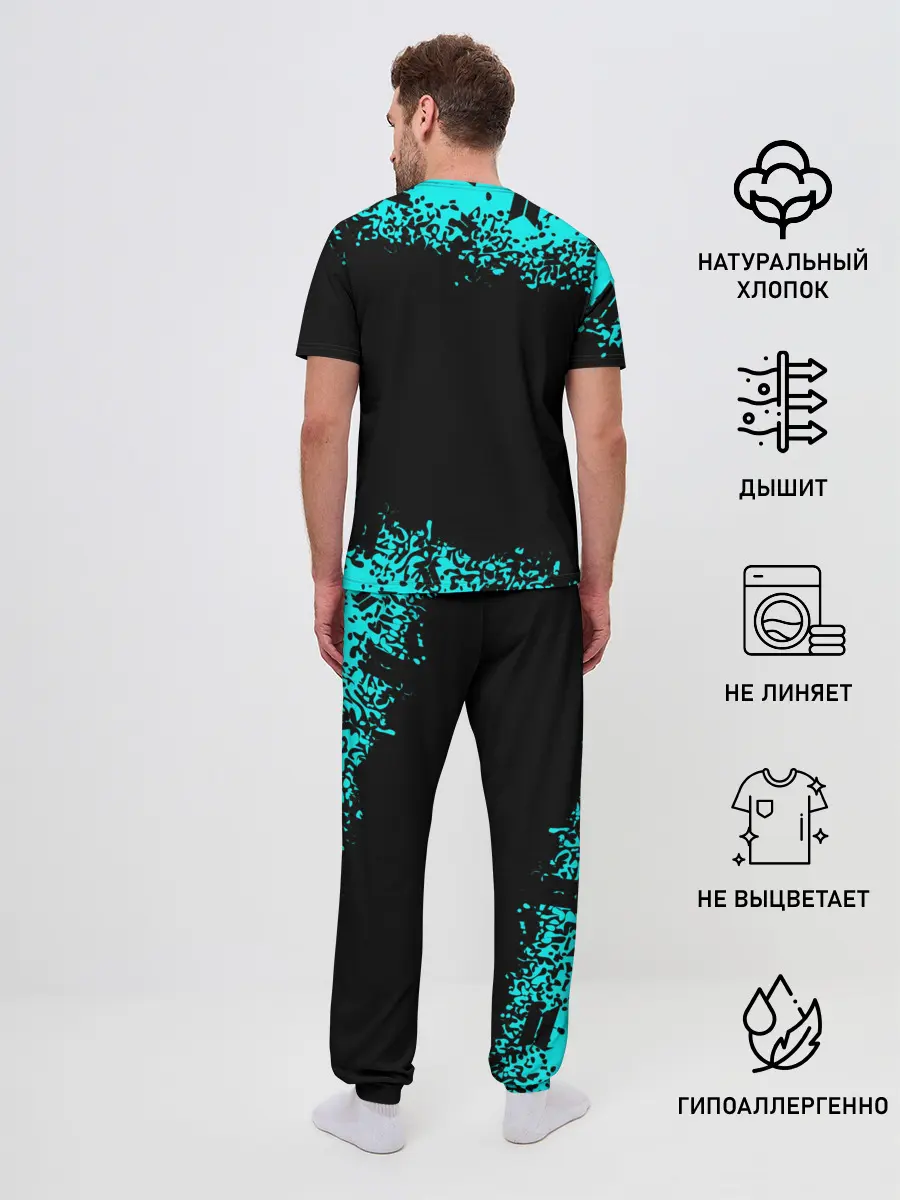 Мужская пижама с брюками / BTS / БТС