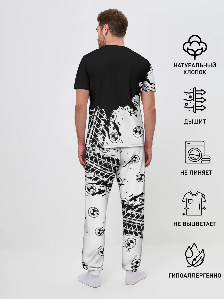 Мужская пижама с брюками / BMW / БМВ
