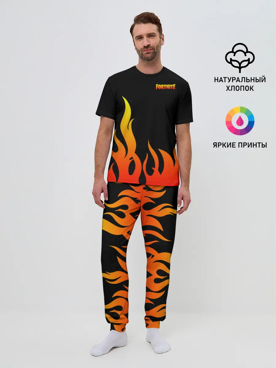 Мужская пижама с брюками / Fortnite