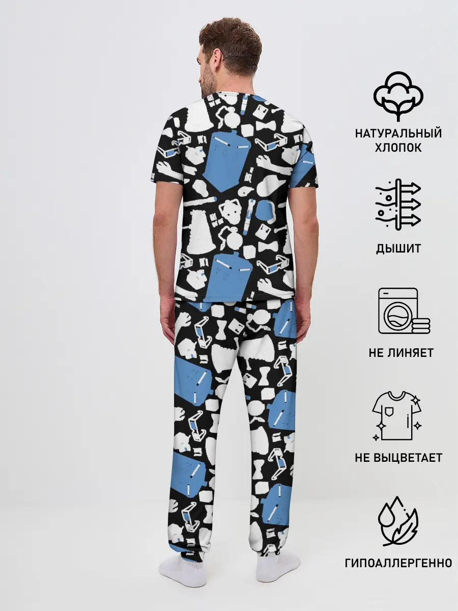 Мужская пижама с брюками / ТАРДИС