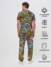 Мужская пижама с брюками / Уличные граффити