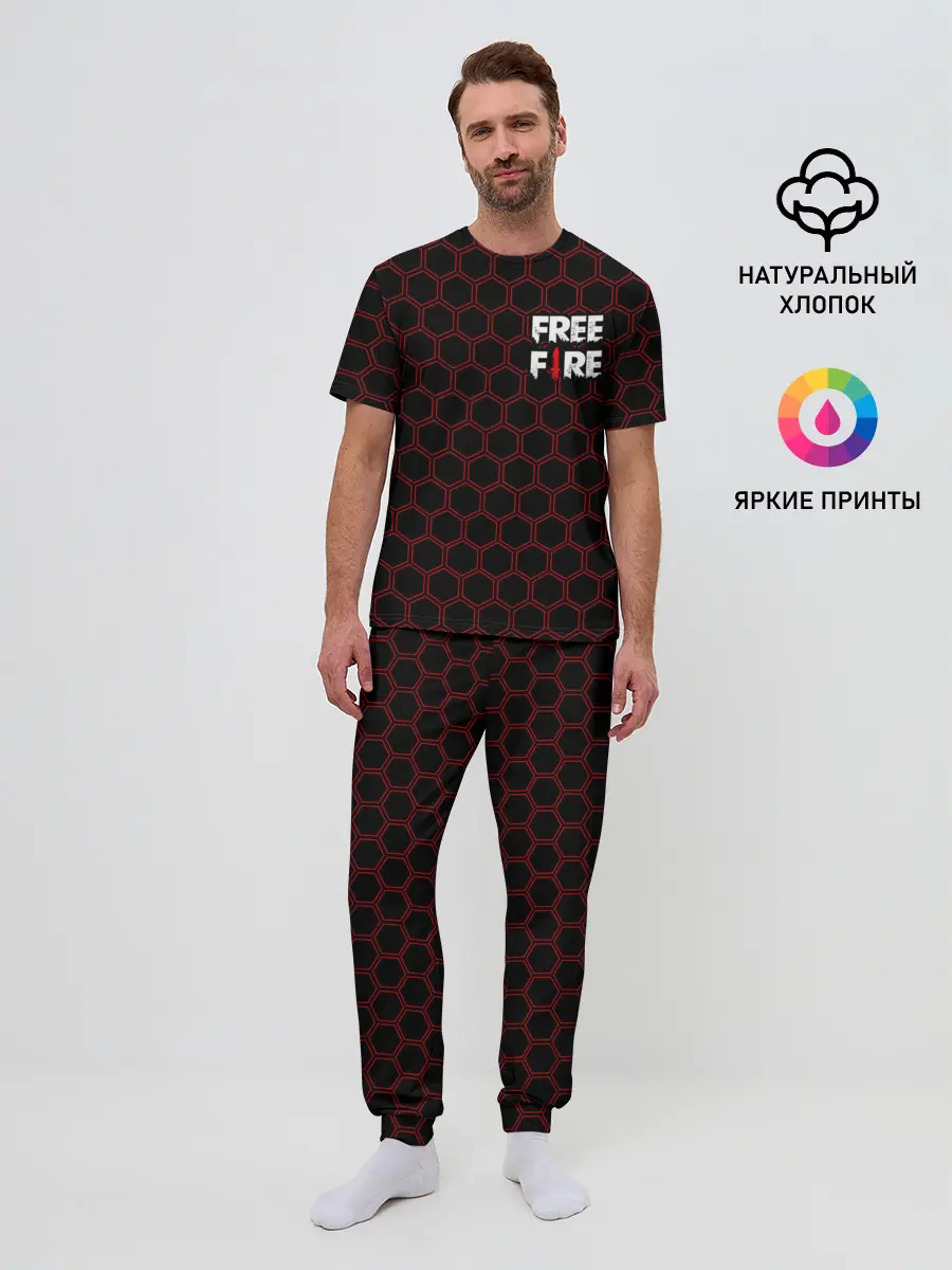 Мужская пижама с брюками / FREE FIRE / ФРИ ФАЕР