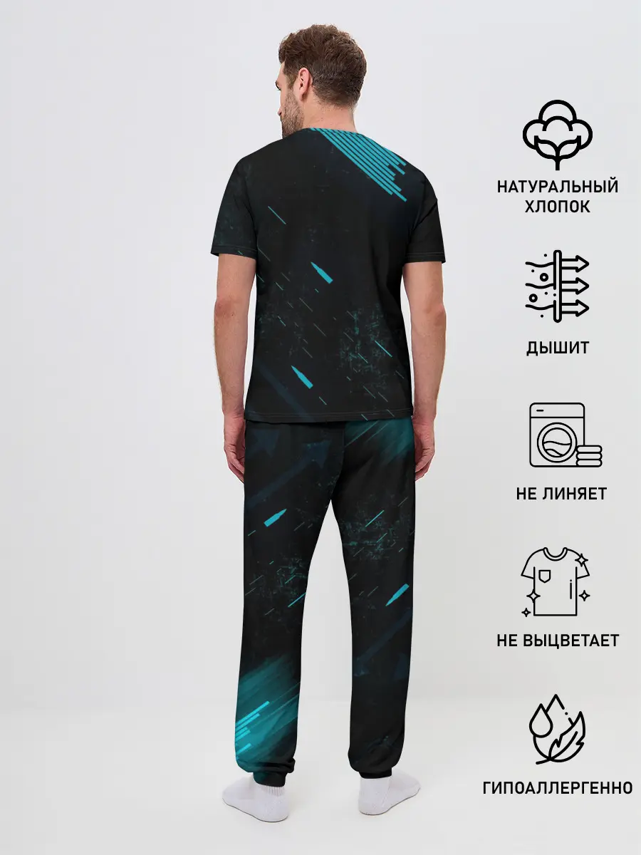 Мужская пижама с брюками / Sky Wolf