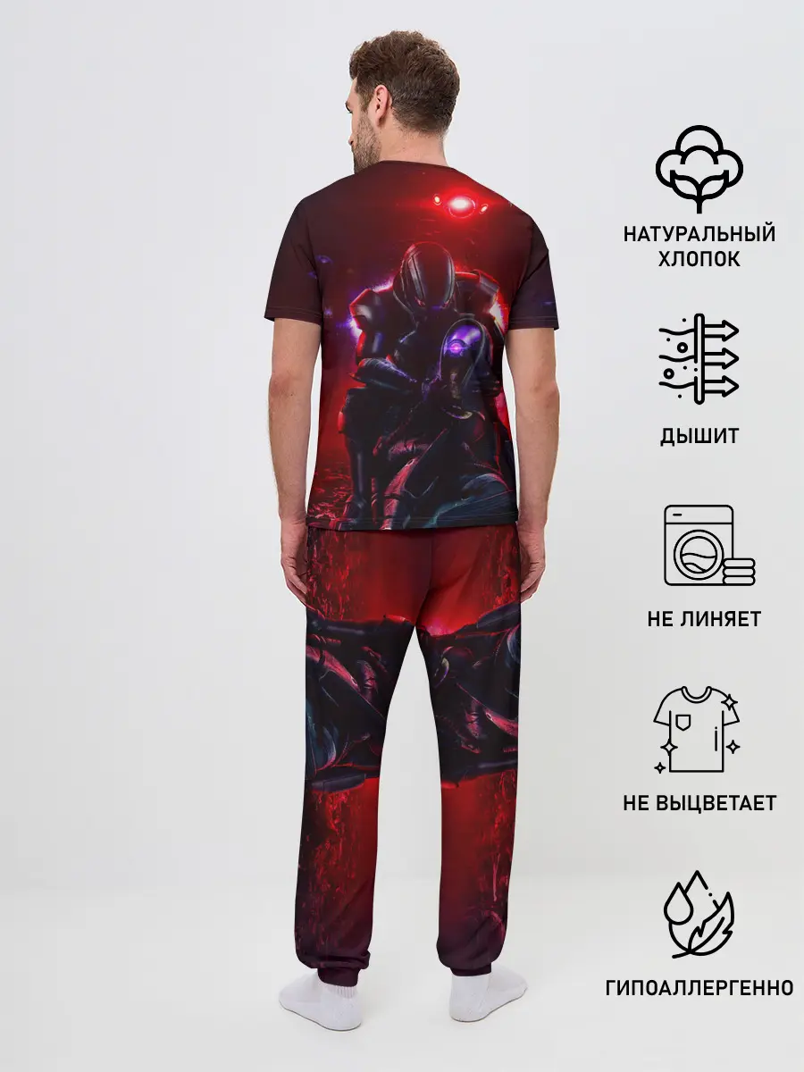 Мужская пижама с брюками / Mass Effect