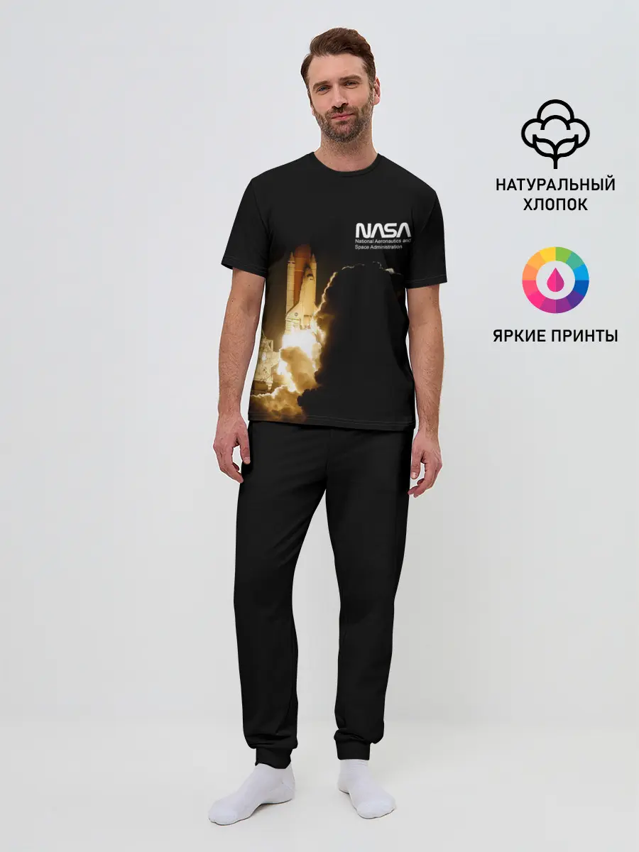 Мужская пижама с брюками / NASA