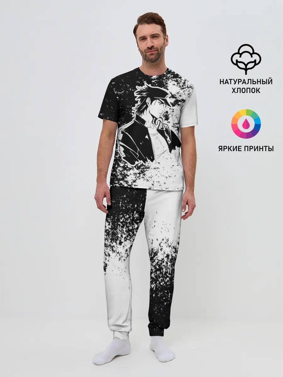 Мужская пижама с брюками / Приключения ДжоДжо